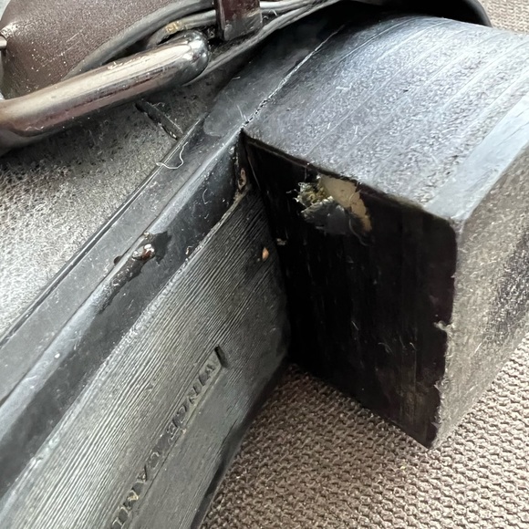 Vince Camuto 8 Moto Leather Ankle Booties Grey Buckles Romeo Boot shoes - Picture 10 of 14